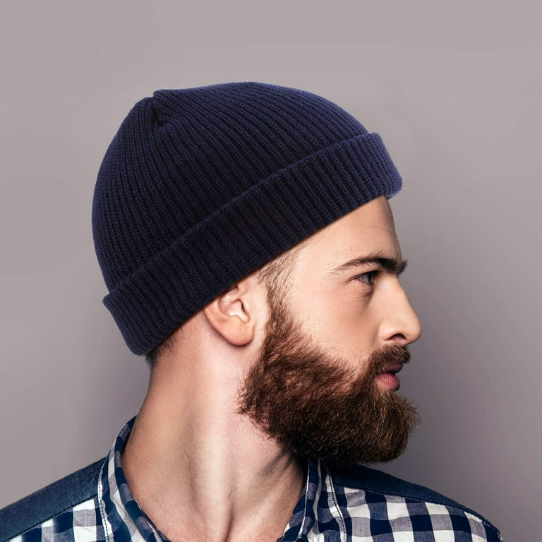 Zukuco Trawler Beanie Watch Hat Roll up Edge Fisherman Beanie for