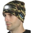 thumbnail image 1 of Zukuco Unisex Bluetooth Beanie Hat with Light, Built-in Speaker Mic, Headlamp Cap with Headphones, Tech Gift for Men Women, 1 of 7