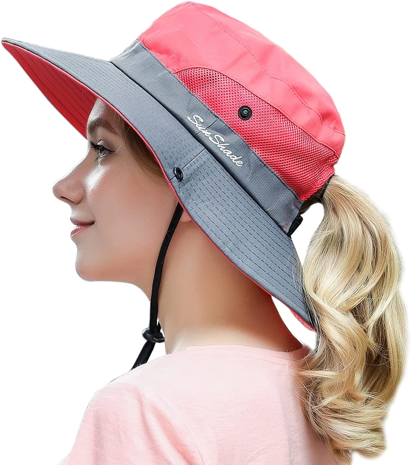 Zukuco Women Sun Hat Outdoor Summer UV Protection Wide Brim Foldable