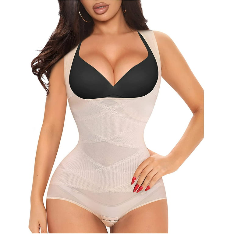 Waist Control Body Shapewear Pants Double Buckle High Waist Belly Shape  Underwear for Ladies Slimming Clothes : : Everything Else