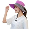 thumbnail image 1 of Zukuco Women Wide Brim Sun Hats UV Protection, Cooling Mesh Ponytail Hole Cap Foldable Travel Outdoor Fishing Hat, 1 of 8