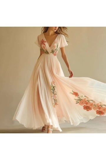green emerald velvet dress Casual Simple Flowy Beach Wedding Dresses Deep V Sleeveless