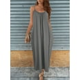 thumbnail image 1 of MORTTIC Women's Casual Summer Maxi Dress with Spaghetti Straps & Pockets - Loose Fit Long Dress, XL, 1 of 4