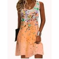 thumbnail image 1 of Zukuco Women's Summer Dresses 2025 Casual Sleeveless Boho Beach Dress Floral Print Tank Loose Sundress, L, 1 of 5