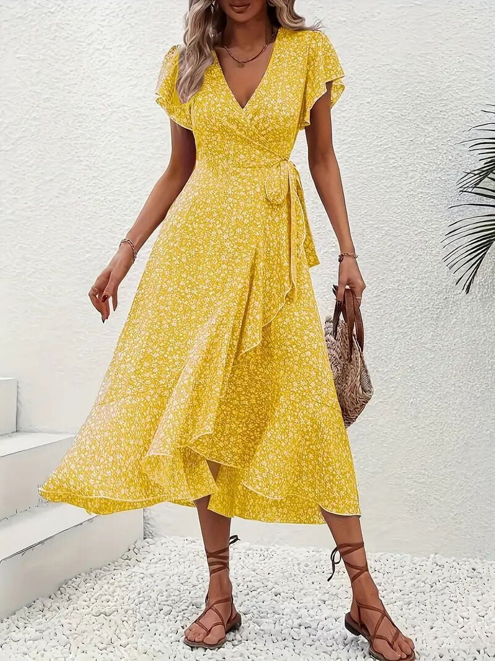 chinese dress ladies Women Summer Dresses Casual Short Sleeve Cotton Linen Dress Simple Solid  Color Loose Beach Sundress with Pockets at Amazon Women's Clothing store
