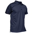 thumbnail image 1 of Zula Men's Polo Shirt, Quick Dry-Fit Lightweight Performance Short Sleeve Tactical Shirts Pique Jersey Golf Shirt, 1 of 4