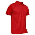 thumbnail image 1 of Zula Men's Polo Shirt, Quick Dry-Fit Lightweight Performance Short Sleeve Tactical Shirts Pique Jersey Golf Shirt, 1 of 4