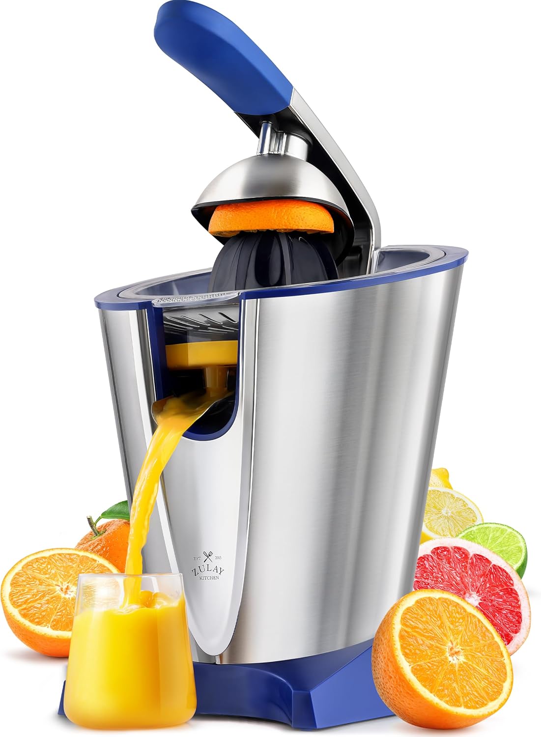 CITRUS英語版 Zulay Citrus Juicer Electric - Stainless Steel Orange Juicer