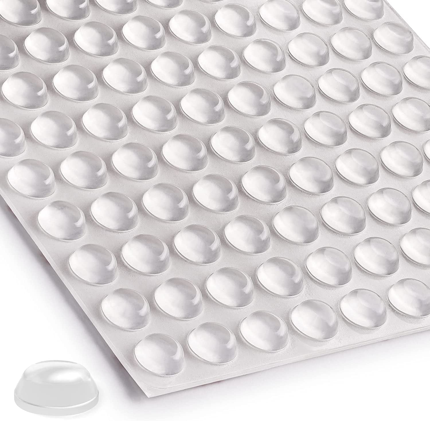 Zulay Home Bumpers Clear Adhesive Small Rubber Stoppers 150