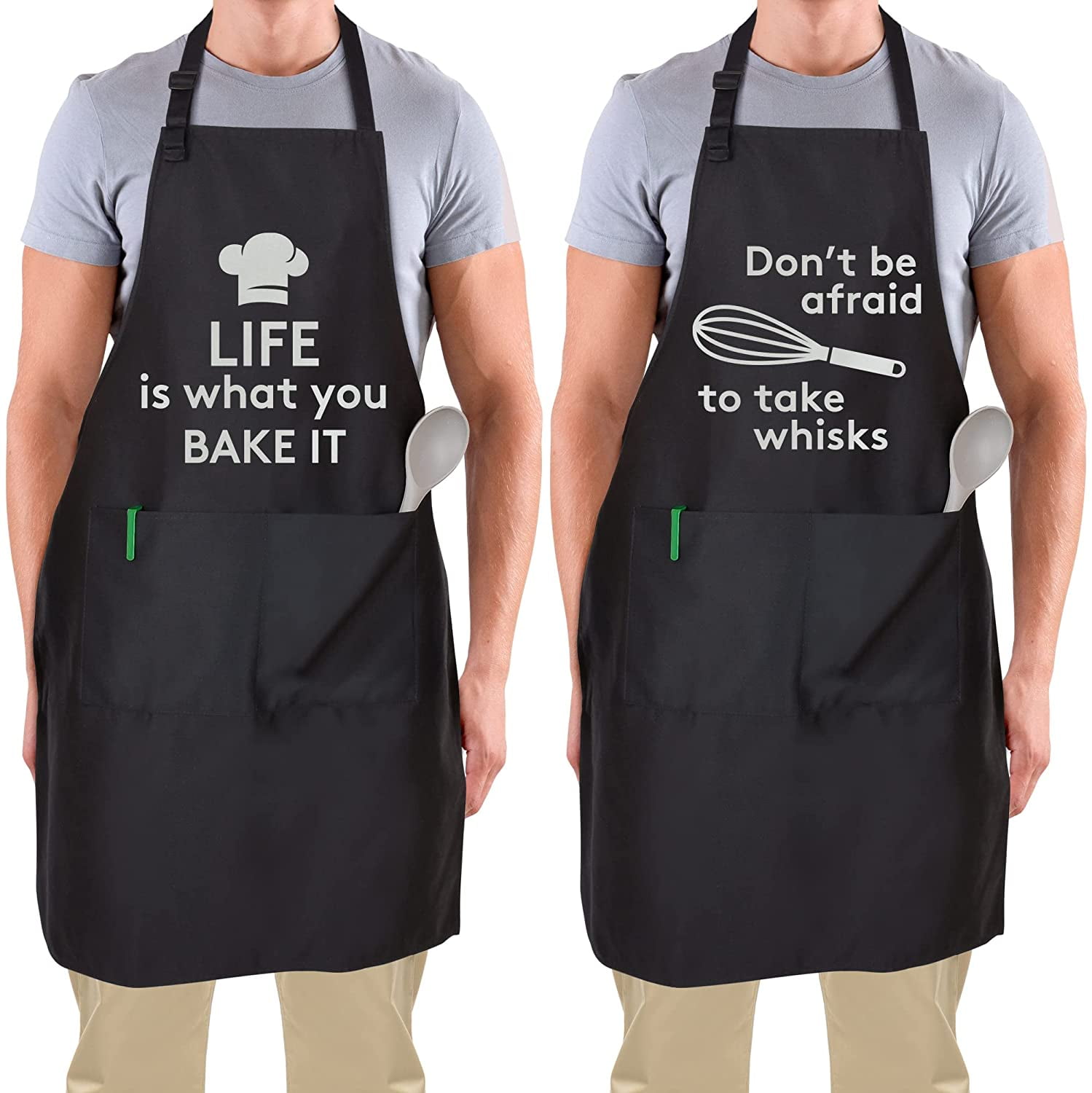 Funny Kitchen Apron for Women Cooking Apron With Pockets Party