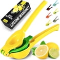 thumbnail image 1 of Zulay Kitchen 2-in-1 Manual Lemon Squeezer Manual Juicer Citrus Press, 1 of 9