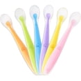 thumbnail interactive-video image 1 of 12x Toddler Weaning Spoons – BPA Free, Long Handle, Baby Feeding (Multicolored) 1 of 2