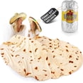 thumbnail image 1 of Zulay Kitchen Double Sided Round Tortilla Blanket with Tinfoil Wrap Packaging, Novelty Blanket Throw - 71 Inch, 1 of 7
