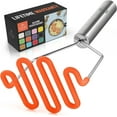thumbnail image 1 of Zulay Kitchen Non-Scratch Potato Masher – Heavy-Duty Stainless Steel & Silicone Hand Masher for Smooth Mashed Potatoes, Avocados & More – Durable & Easy to Clean Kitchen Tool, 1 of 8