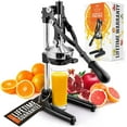 thumbnail image 1 of Zulay Kitchen Extra Tall Manual Citrus Juicer - Black, 1 of 8