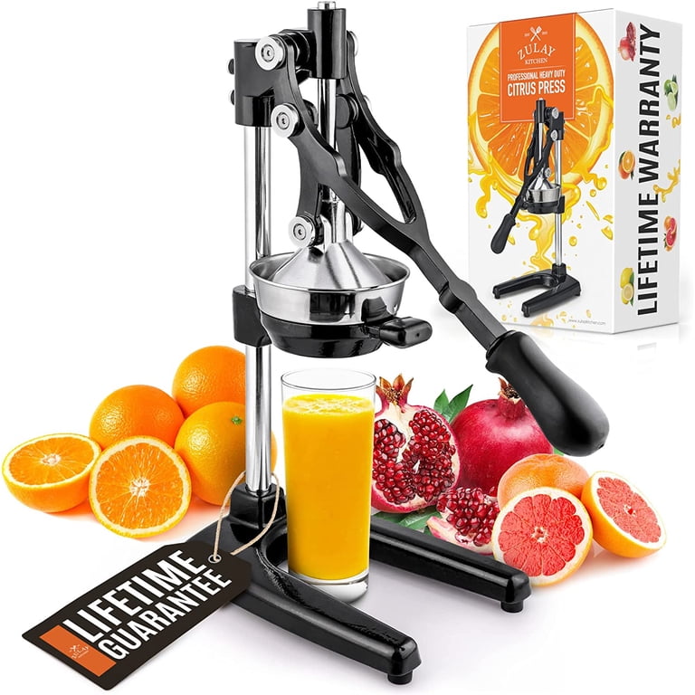 Zulay Kitchen Heavy-Duty Manual Citrus Juicer - Extra Tall