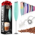 Zulay Kitchen Handheld Powerful Electric Mixer - Milk Boss Frother for ...