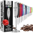 thumbnail image 1 of Zulay Kitchen High Powered Milk Frother Foam Maker for Lattes Matcha Frappe & More - Marble, 1 of 5