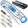 thumbnail image 1 of Zulay Kitchen Instant Read Food Thermometer Waterproof Digital Meat Thermometer w/ Backlight Dark Blue, 1 of 7