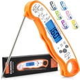thumbnail image 1 of Zulay Kitchen Digital Meat Thermometer - Orange, 1 of 6