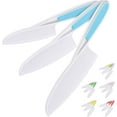 thumbnail image 1 of Zulay Kitchen Kids Knife Set 3-Piece for Cooking Cutting Fruits Veggies & Cake Starter Knife Blue, 1 of 6