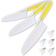 thumbnail image 1 of Zulay Kitchen Kids Knife Set 3-Piece for Cooking Cutting Fruits Veggies & Cake Starter Knife Yellow, 1 of 6