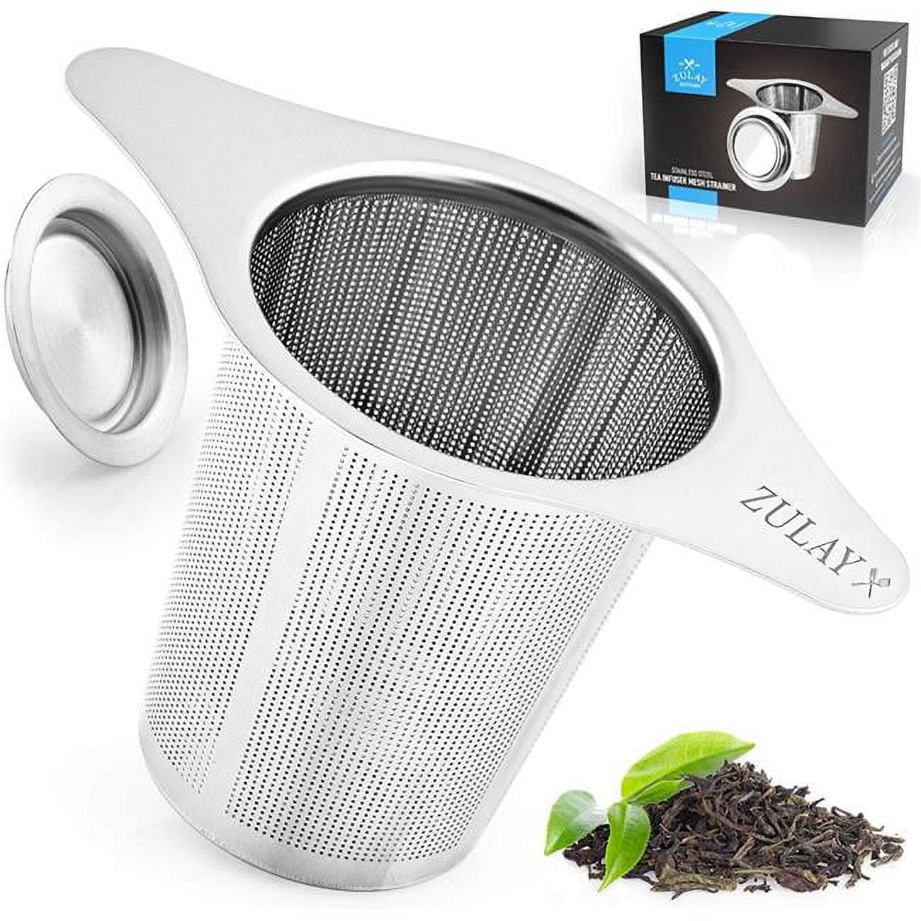 Large Stainless Steel Tea Infuser with Lid