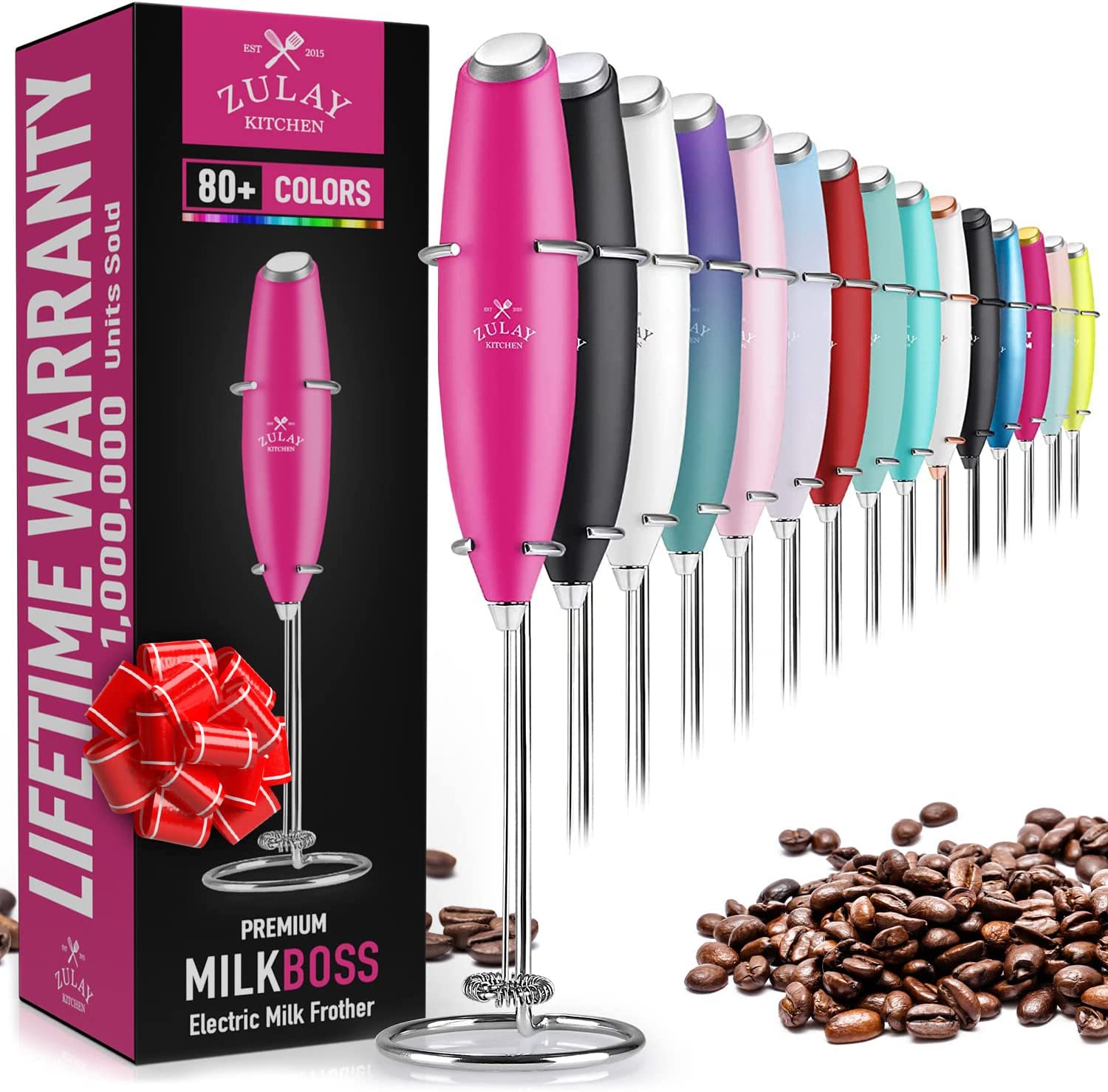 Elementi Handheld Milk Frother with Double Whisk Your Ultimate Milk