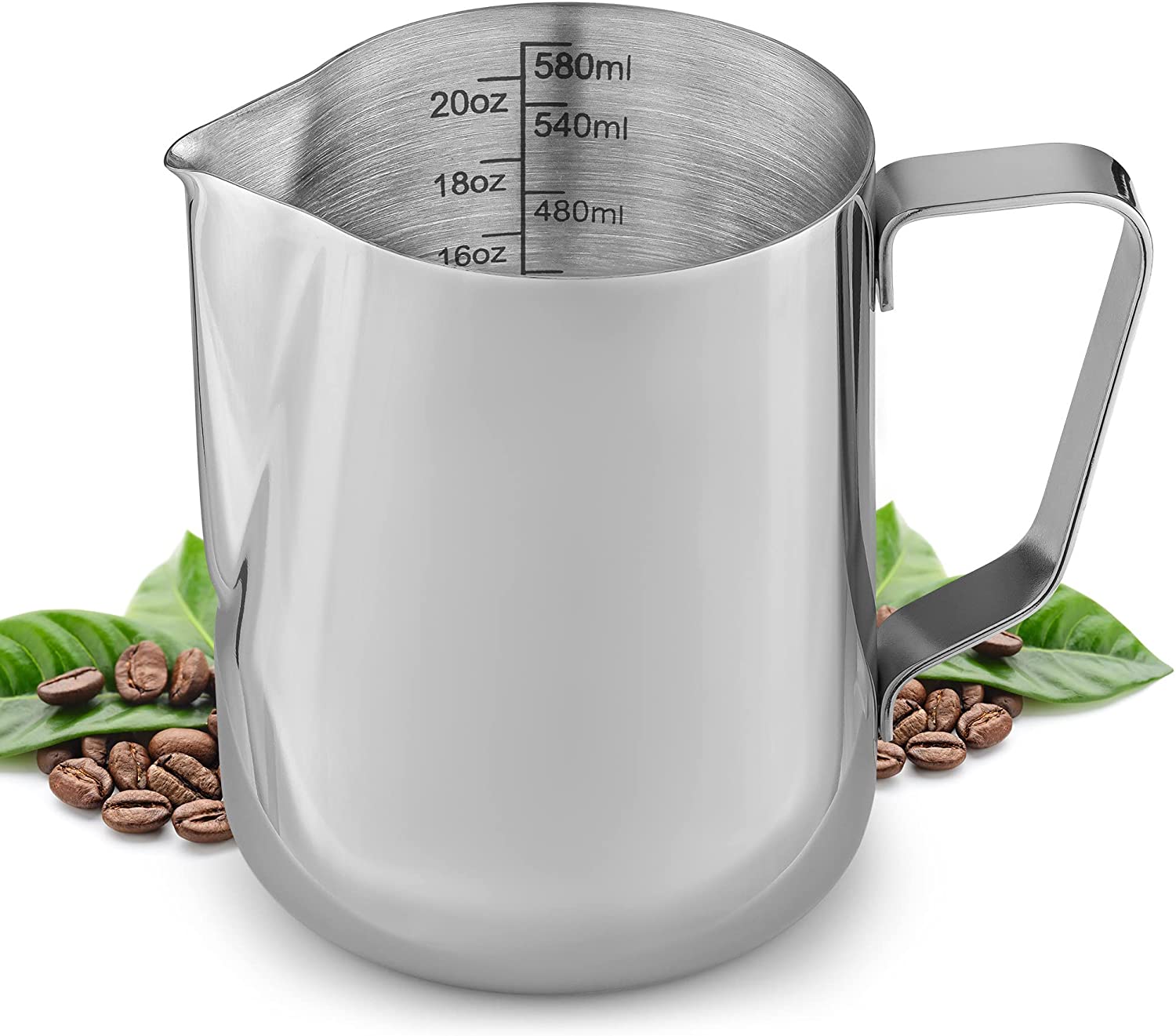 Espresso Milk Frother Cups, Coffee Milk Frothing Pitcher 30 Oz, Coffee Steaming Pitcher 30 Oz 900 Ml