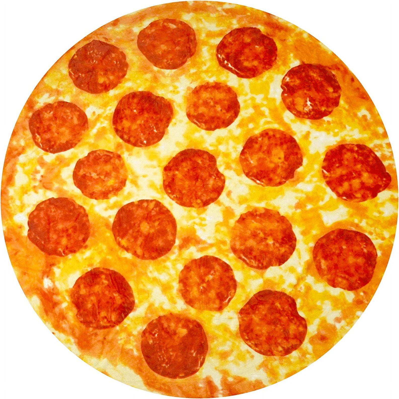 Zulay Kitchen Pepperoni Pizza Blanket 60 Inch Novelty Big Pizza
