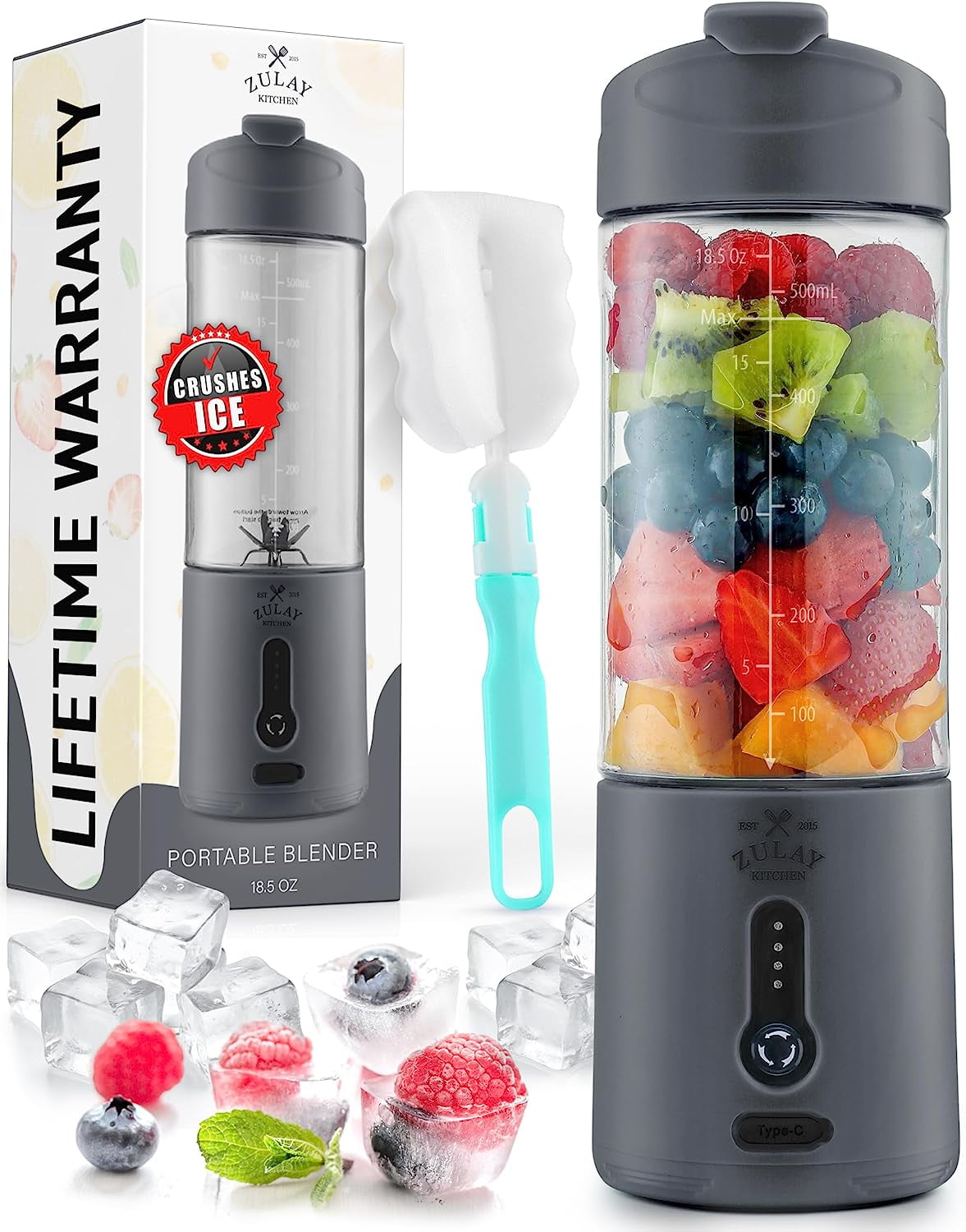 Ice Crusher Personal Blenders That Crush Ice Zulay Kitchen