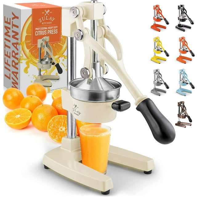 Zulay Kitchen Professional Citrus Juicer Manual Citrus Press and Orange