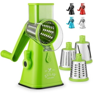 unbranded Stainless Steel Rotary Cheese Grater Portable Reusable Washable  Hand Crank Home Restaurant Slicer Tool Accessories 