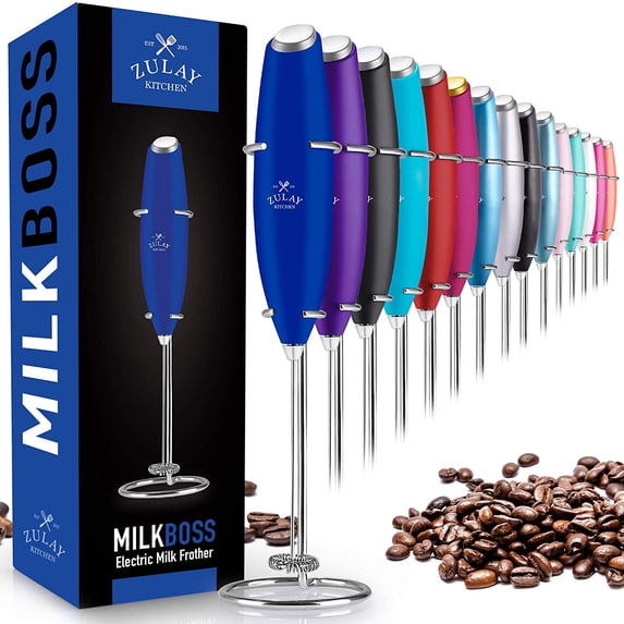 Zulay Kitchen Stainless Steel Milk Frother