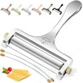 thumbnail image 1 of Zulay Kitchen Wire Cheese Slicer with Adjustable Thickness Stainless Steel -  2 Extra Wires Included - Silver, 1 of 10