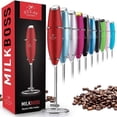 thumbnail image 1 of Rated High Powered Milk Frother Electric Handheld Foam Maker for Lattes, Cappuccinos, Matcha, Frappes and More, 1 of 9