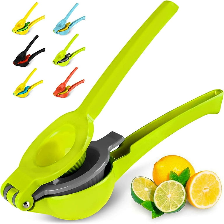 Zulay Metal 2-in-1 Lemon Lime Squeezer Manual Citrus Hand