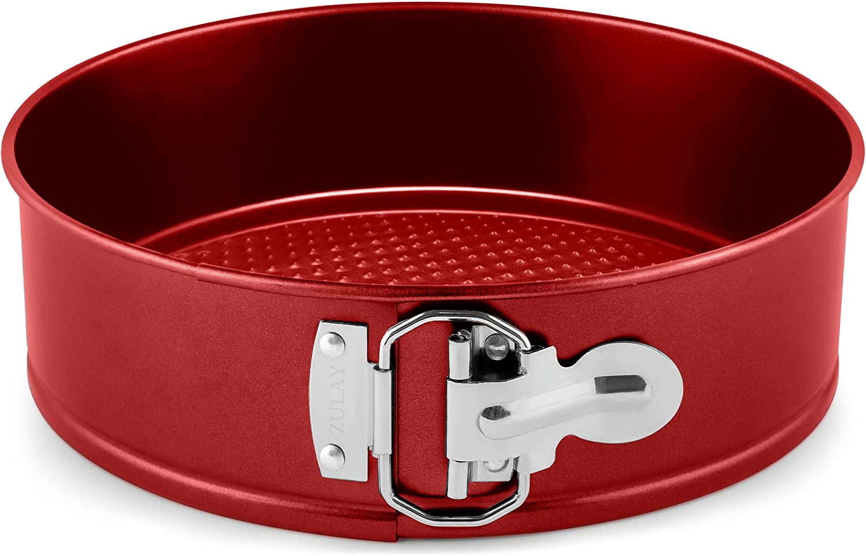 9 Pan Zulay Kitchen Premium 9” x 9” Non-stick Stainless Steel Cheesecake Cake ...