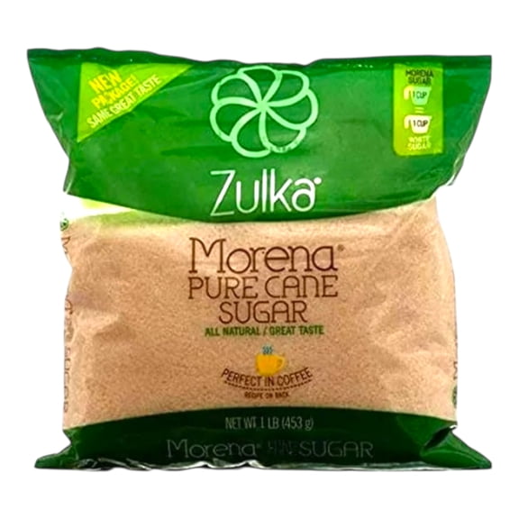Zulka Azucar Morena Pure Cane Sugar 1lb, Pack of 1