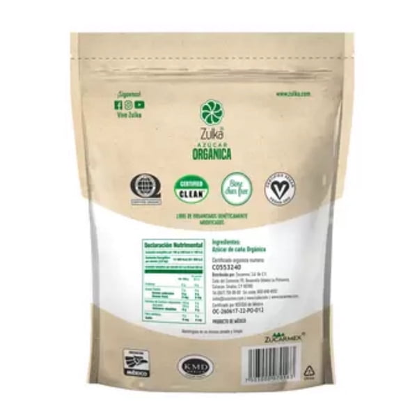 Zulka Organic Brown Sugar 3.6 kg