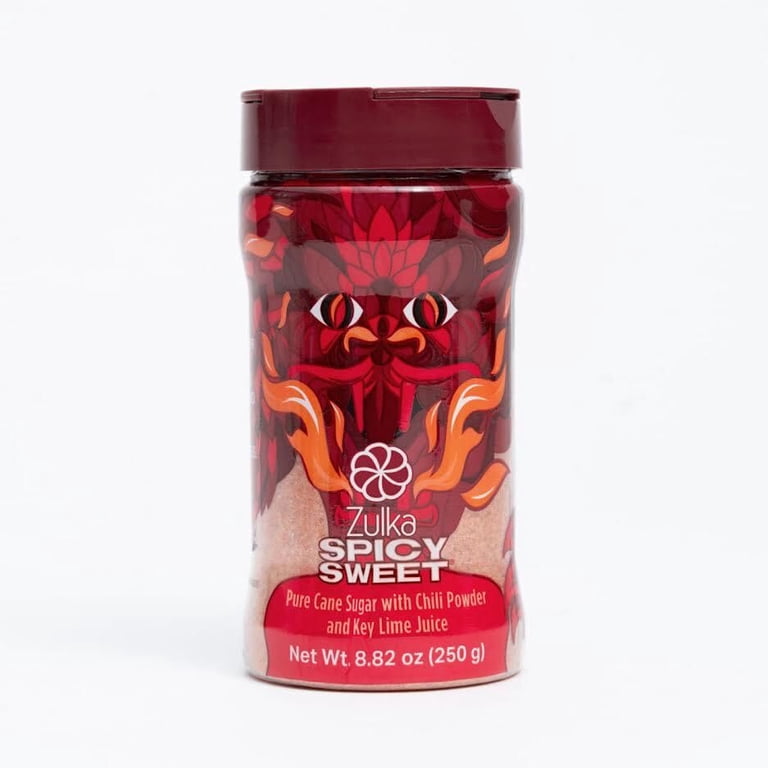 Zulka Spicy Sweet, Pure Cane Sugar with Chili Powder and Key Lime