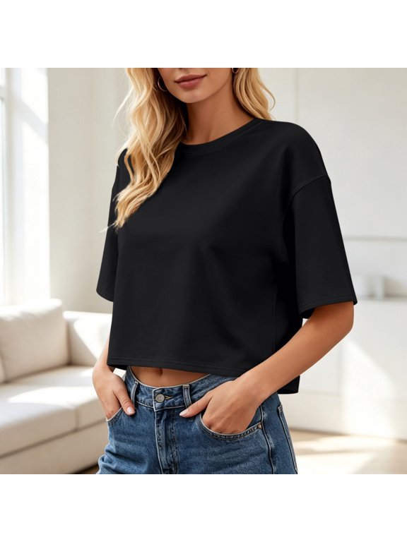 Women's V Neck Button Front Ribbed Short Sleeve Slim Fit Casual Top