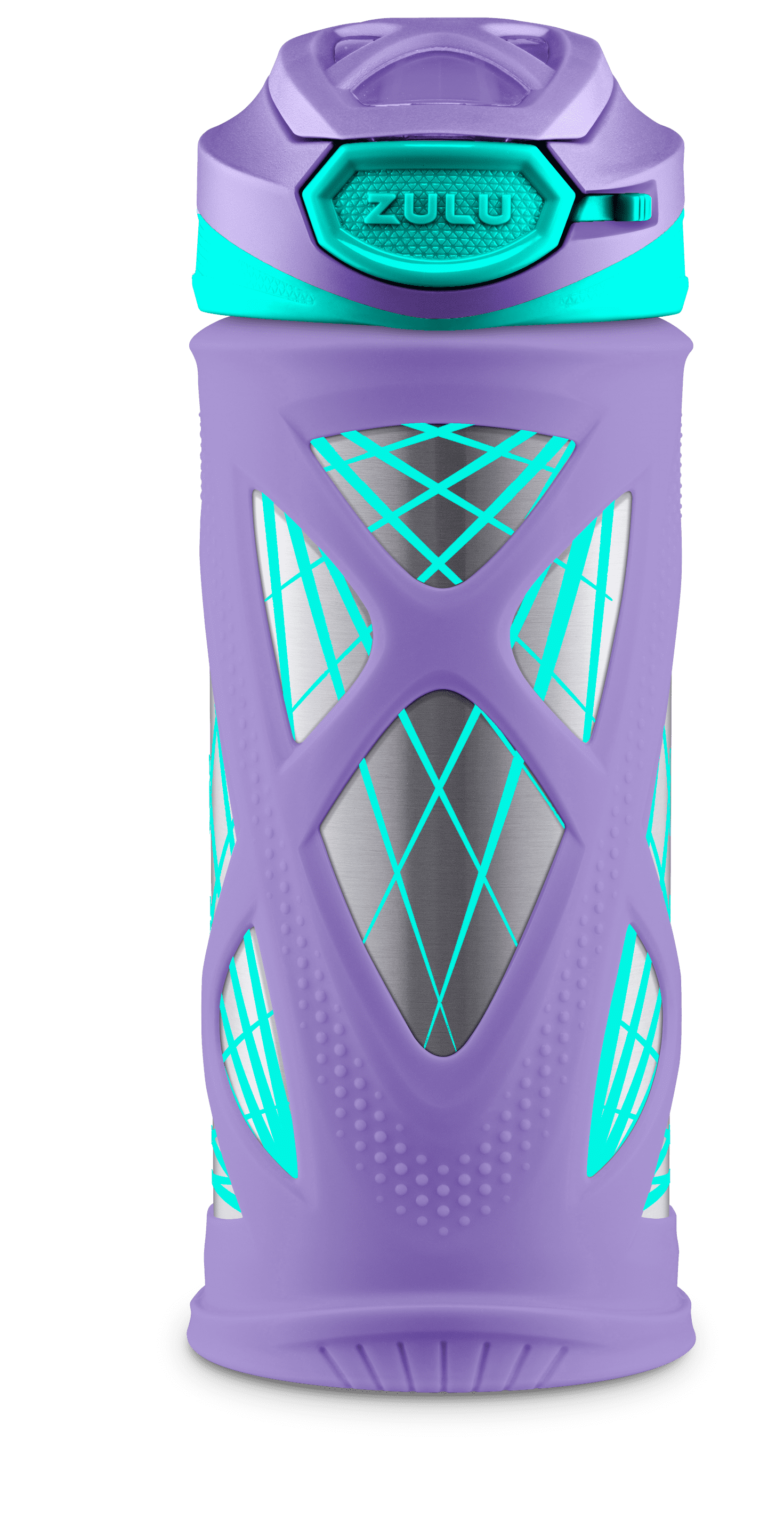 Zulu 12 Fluid Ounce Lilac Stainless Steel Echo Water Bottle