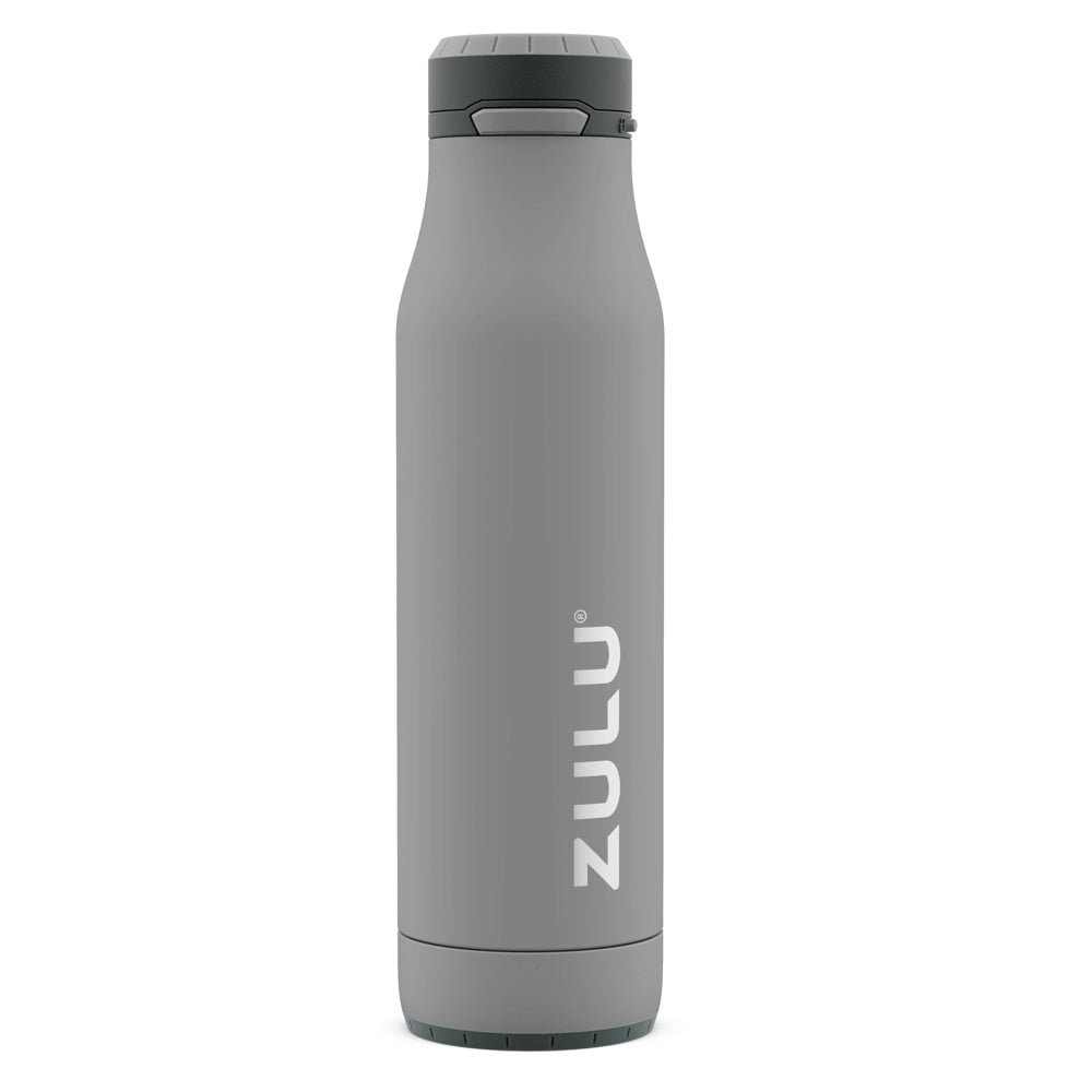 Zulu 24oz Ace Stainless Steel Water Bottle Gray