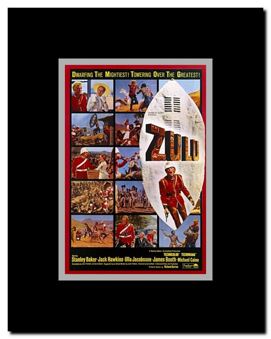 Zulu Framed Movie Poster