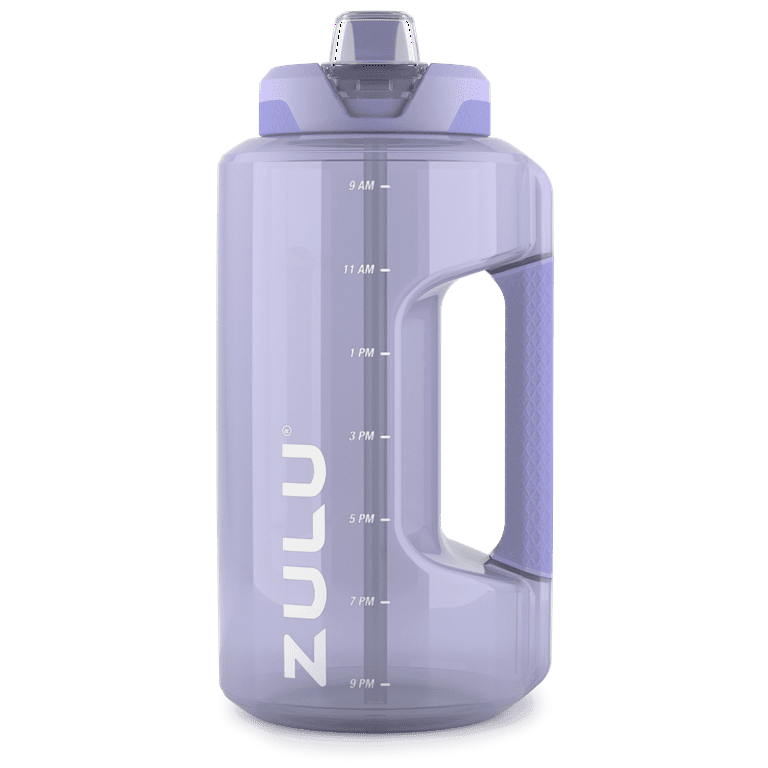 Zulu Goals Half Gallon Jug with Time Marker & Handle for All Day