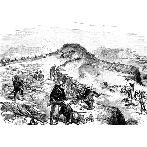 Zulu War 1879. Nthe Battle Of Kambula Hill 29 March 1879 Between ...
