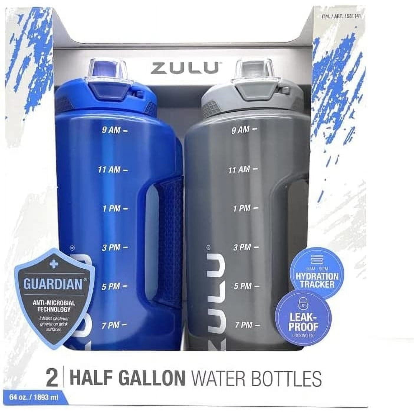 GIVEAWAY, TODAY ONLY - Zulu Studio Tritan Water Bottle 2pk — Sam's