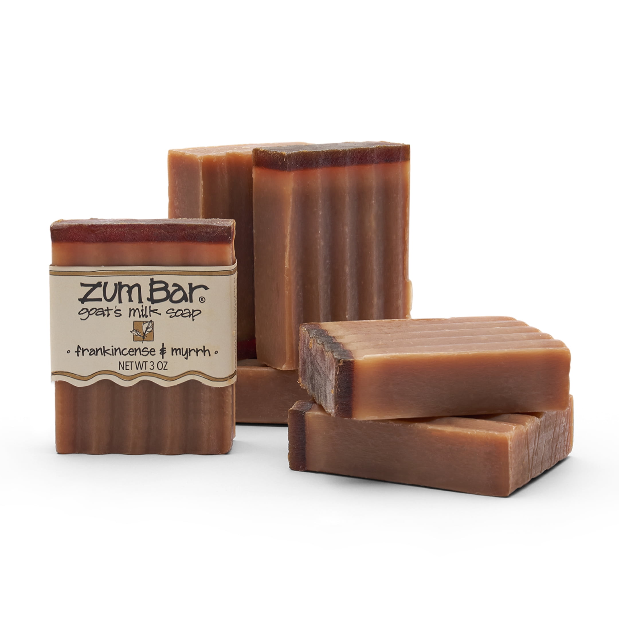 Zum Bar Goat's Milk Soap - Frankincense and Myrrh - 3 oz (6 Pack)