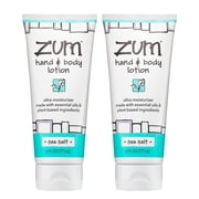 Zum by Indigo Wild Hand & Body Lotion - Natural Hand Lotion for Dry Hands - Body Lotion for Women & Men - Body Moisturizers Include Shea Butter, Jojoba Oil & More - Sea Salt Scent - 6 fl oz 2 Pack
